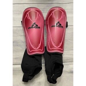 Pink Brava Soccer Girl Shin Guards, Size Medium